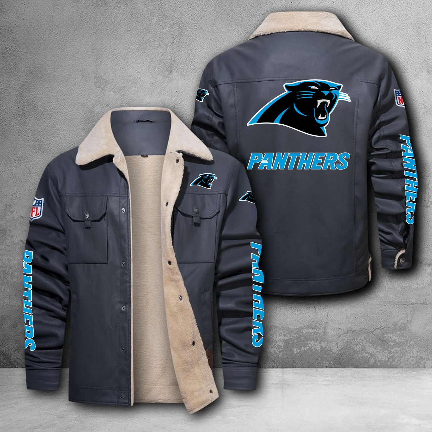 CAR X NFL LEATHER JACKET DATND THUONGNH