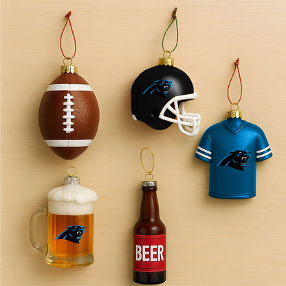 CAR x NFL Football Combo Set 5 Acrylic Ornament For Home Decor DatND DVT