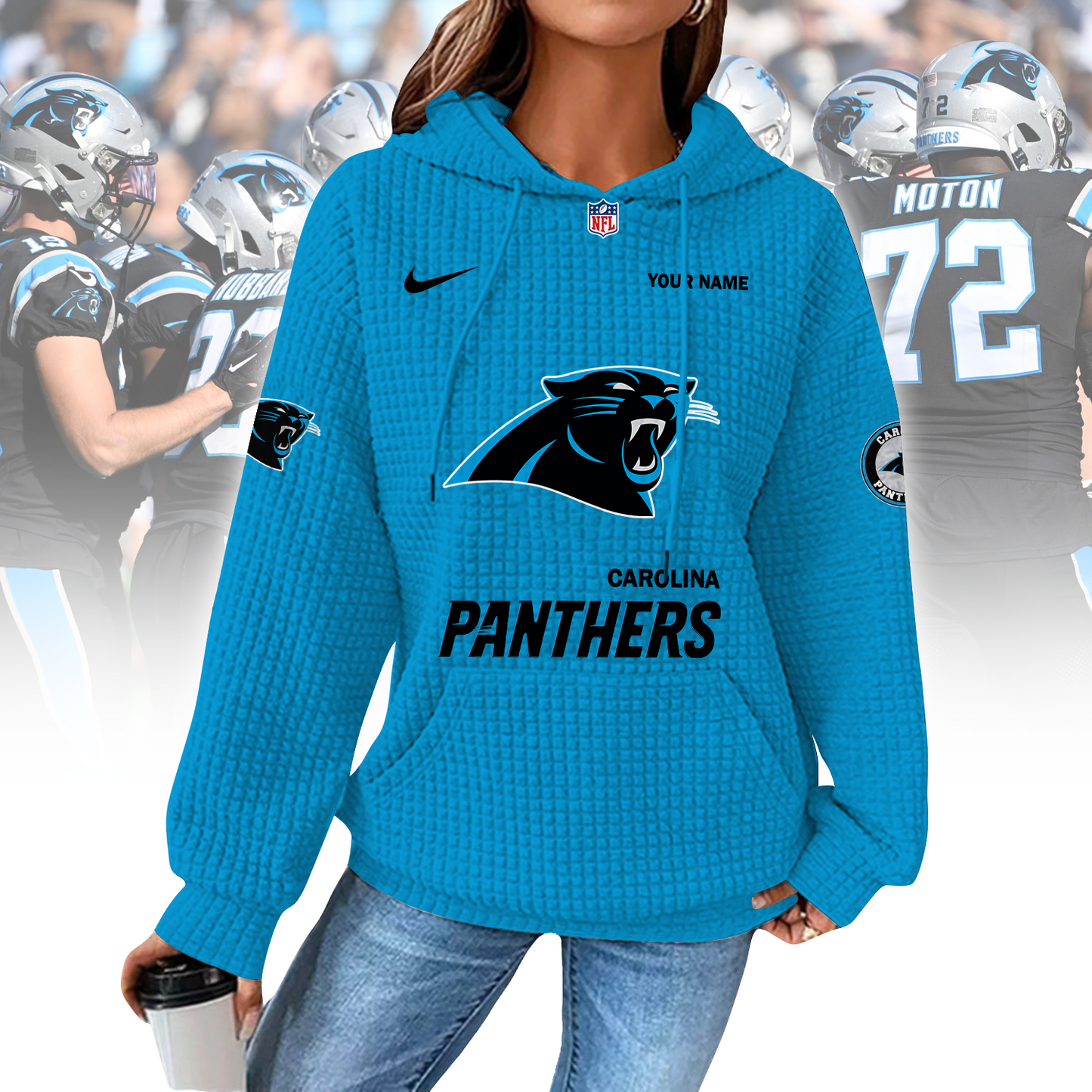 CAR x NFL Waffle Hoodie  0310 DatND DVT