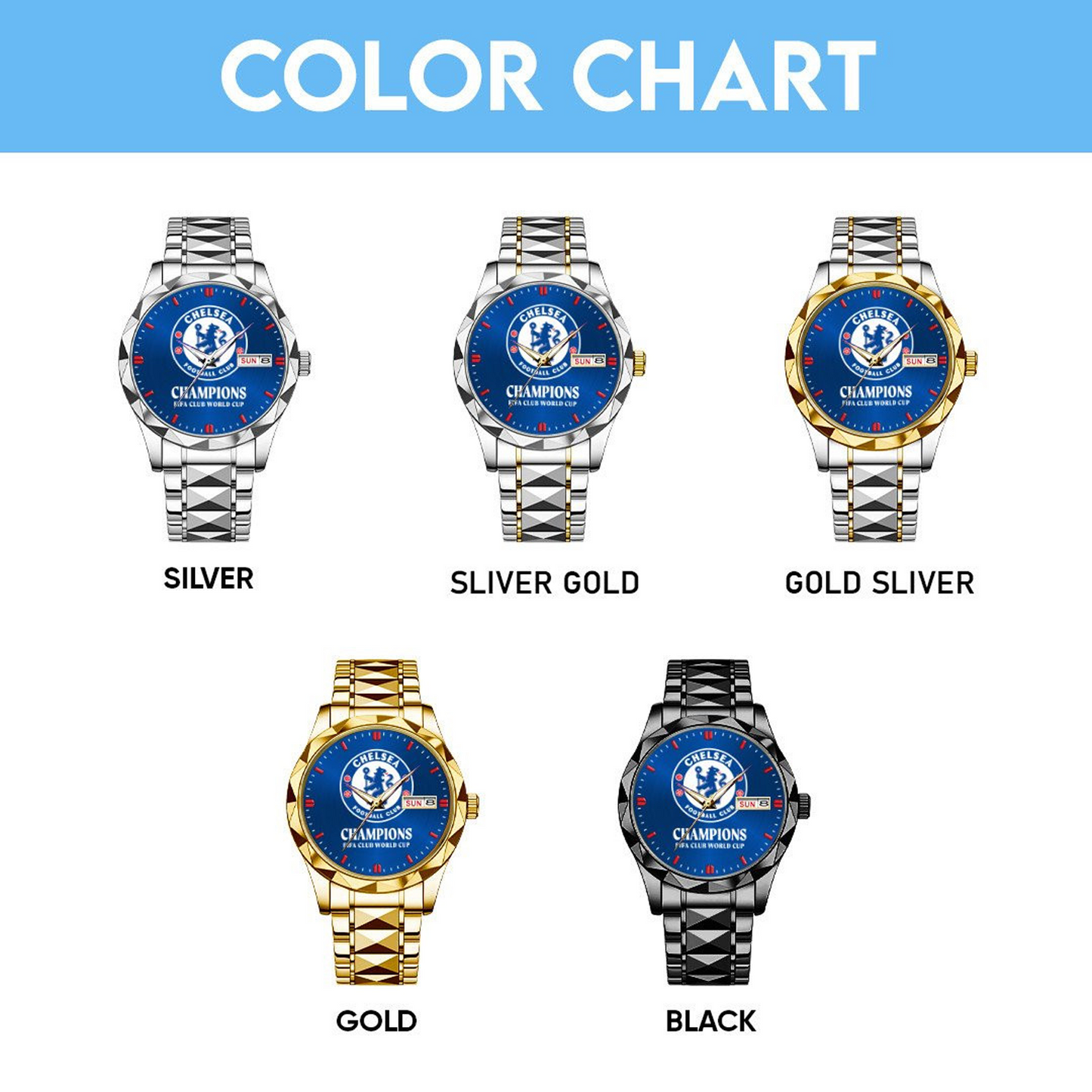CHE F.Cx RL Alloy Luxury Quartz Watch V2 2207 DatND DVT