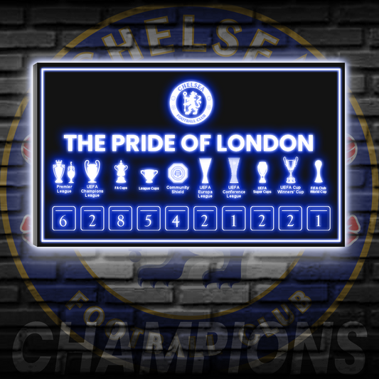 CHE - The Champions Wall Led Light Wall Sign DATND TANTD 140725