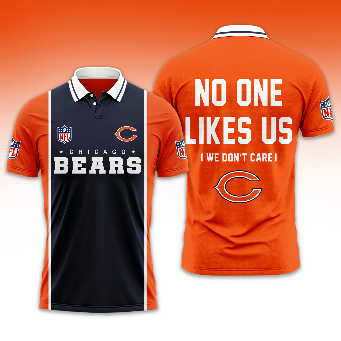 CHI NFL No One Like Us Polo Shirt DDT HLPHUONG