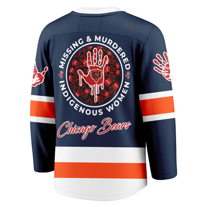 CHI Premium NFL MMIW Awareness Long Jersey DDT 101125 NTL