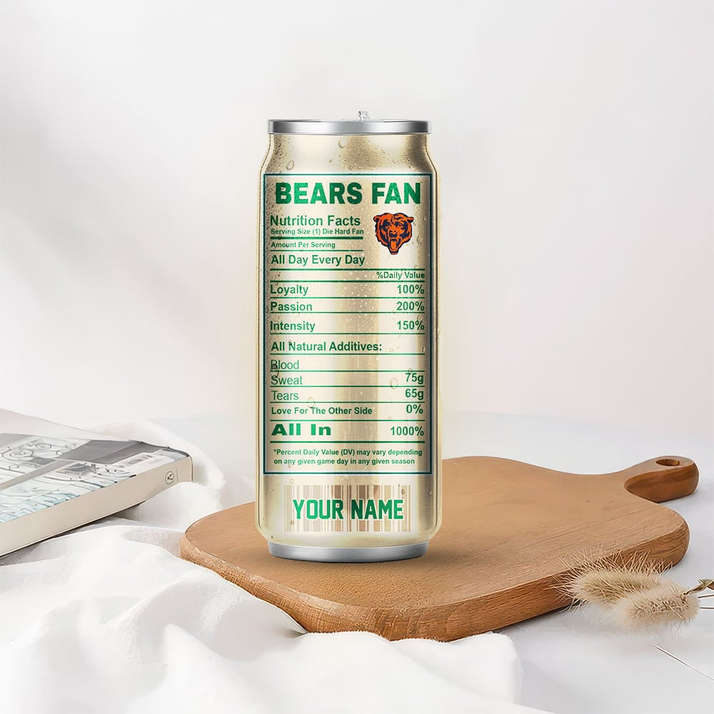 CHI Premium NFL Starbucks Energy Can Tumbler DDT  NTL