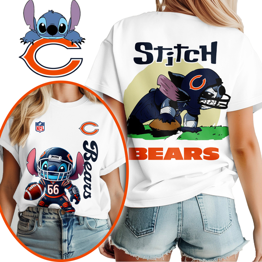 CHI Premium NFL Stitch Shirt DDT CTND