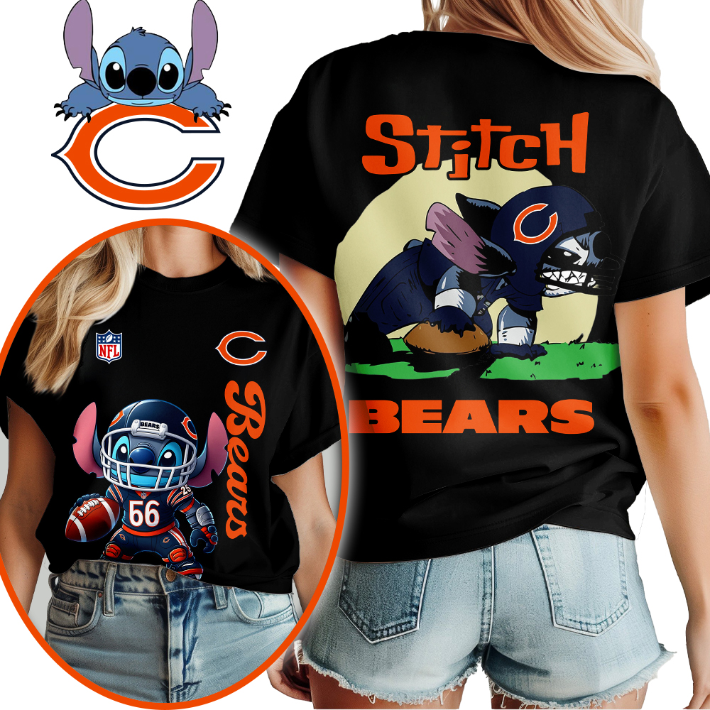 CHI Premium NFL Stitch Shirt DDT CTND