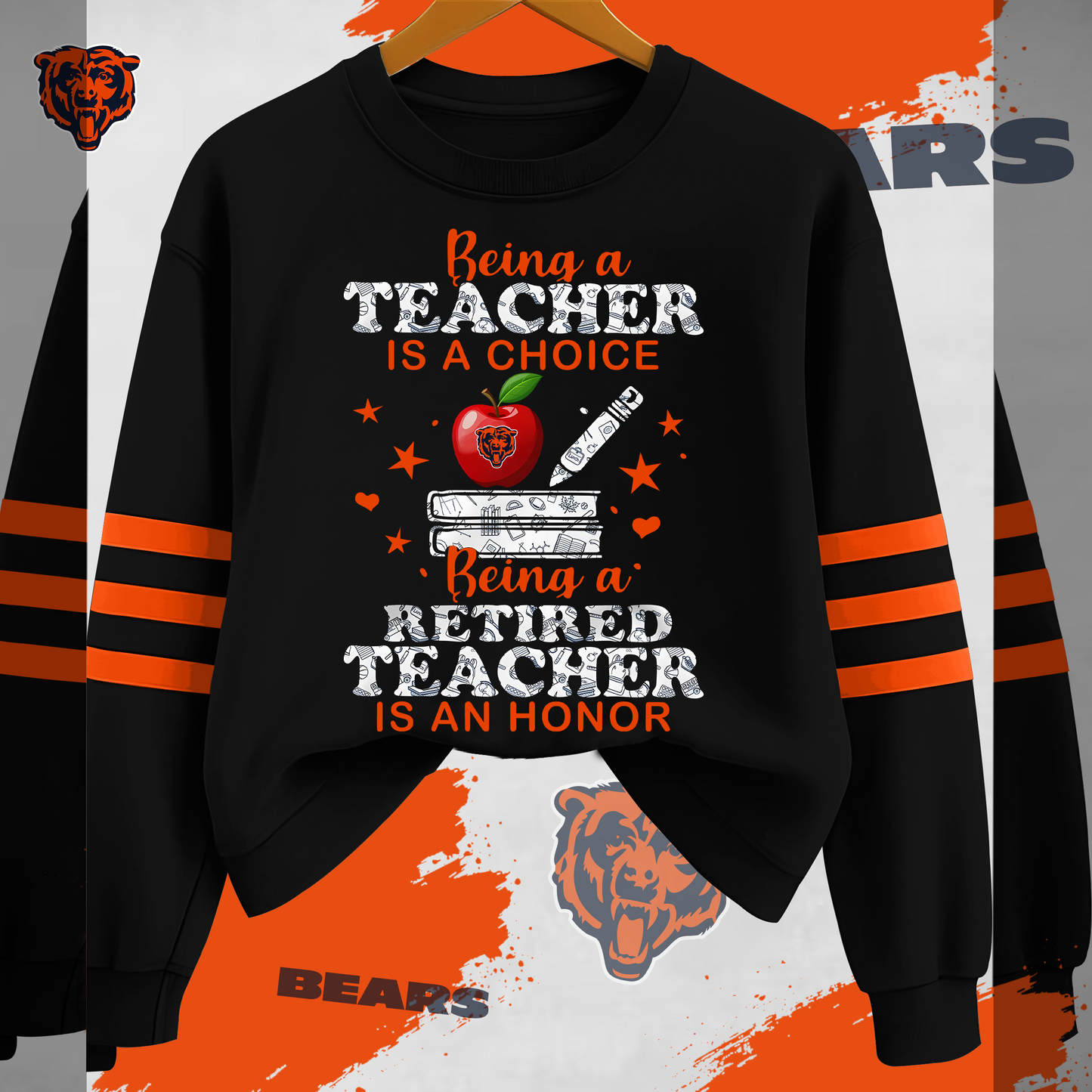 CHI Premium NFL Teacher Honor 3D Sweatshirt DDT HLPHUONG