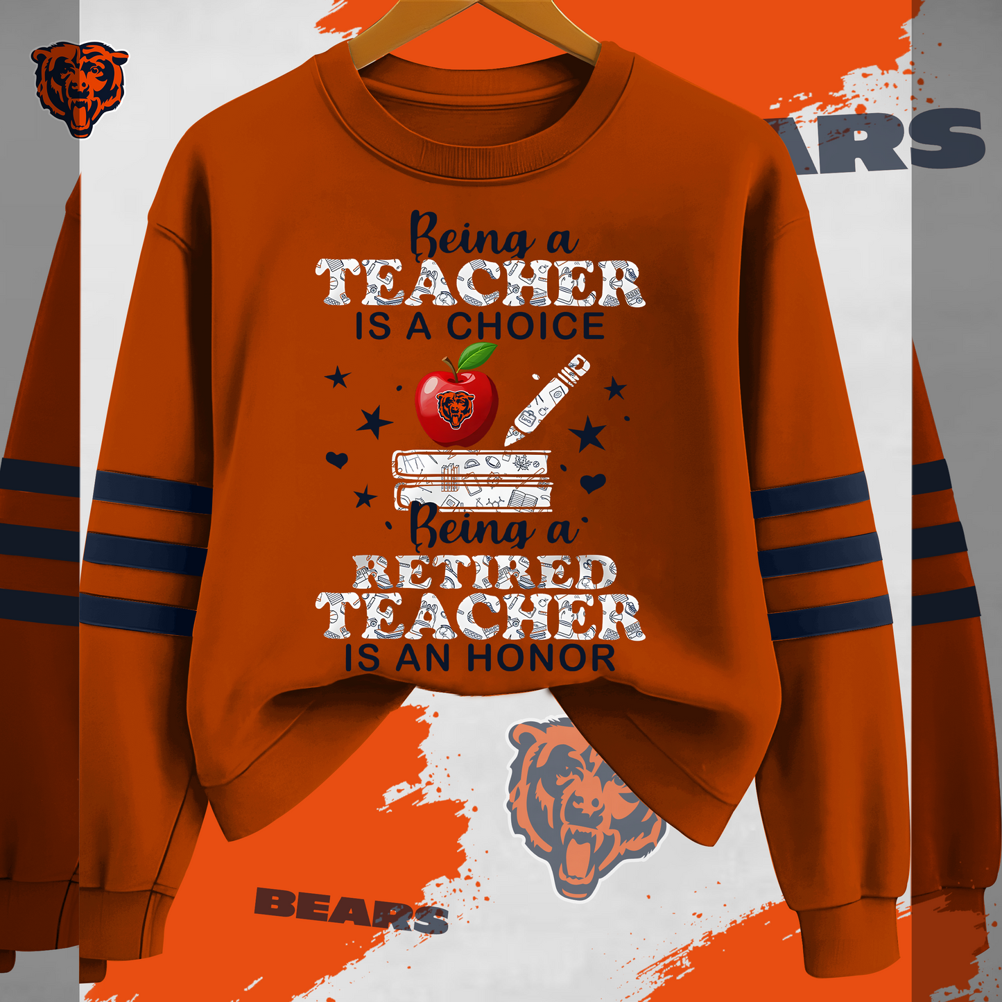 CHI Premium NFL Teacher Honor 3D Sweatshirt DDT HLPHUONG