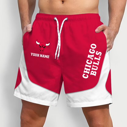 CHI x NBA Team Special Short Pants For Men Custom Name Gifts DATND TANTD