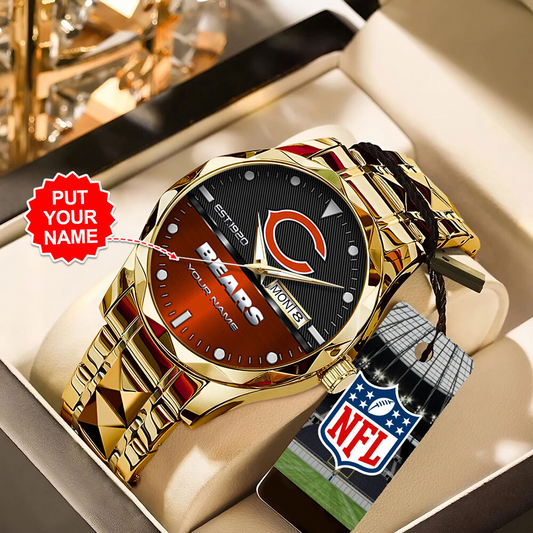 CHI x NFL Alloy Luxury Quartz Watch DATND TANTD