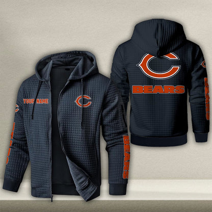 CHI x NFL Quilted Zip Hoodie DatND DVT