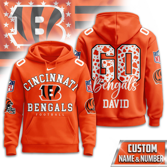 CIN Premium NFL Custom Game Day Hoodie DDT NTL