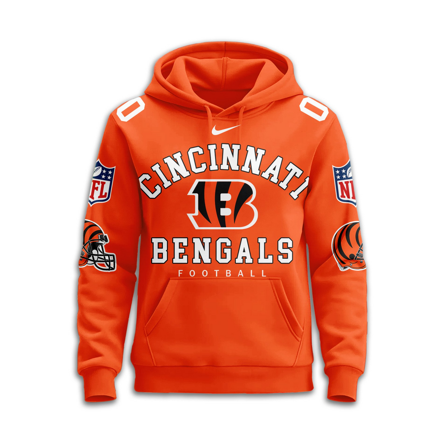 CIN Premium NFL Custom Game Day Hoodie DDT NTL
