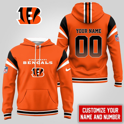 CIN Premium NFL Customized Hoodie DDT NTL