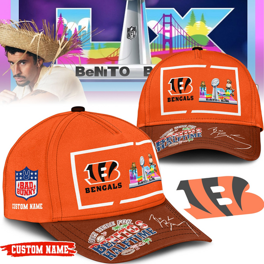 CIN Premium NFL Only Here For Benitos Halftime Cap DDT HLPHUONG