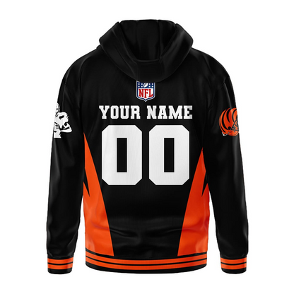 CIN Premium NFL Personalized Fan Hoodie DDT NTL