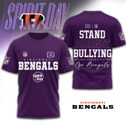 CIN Premium NFL x Spirit Day 3D Shirt DDT CTND