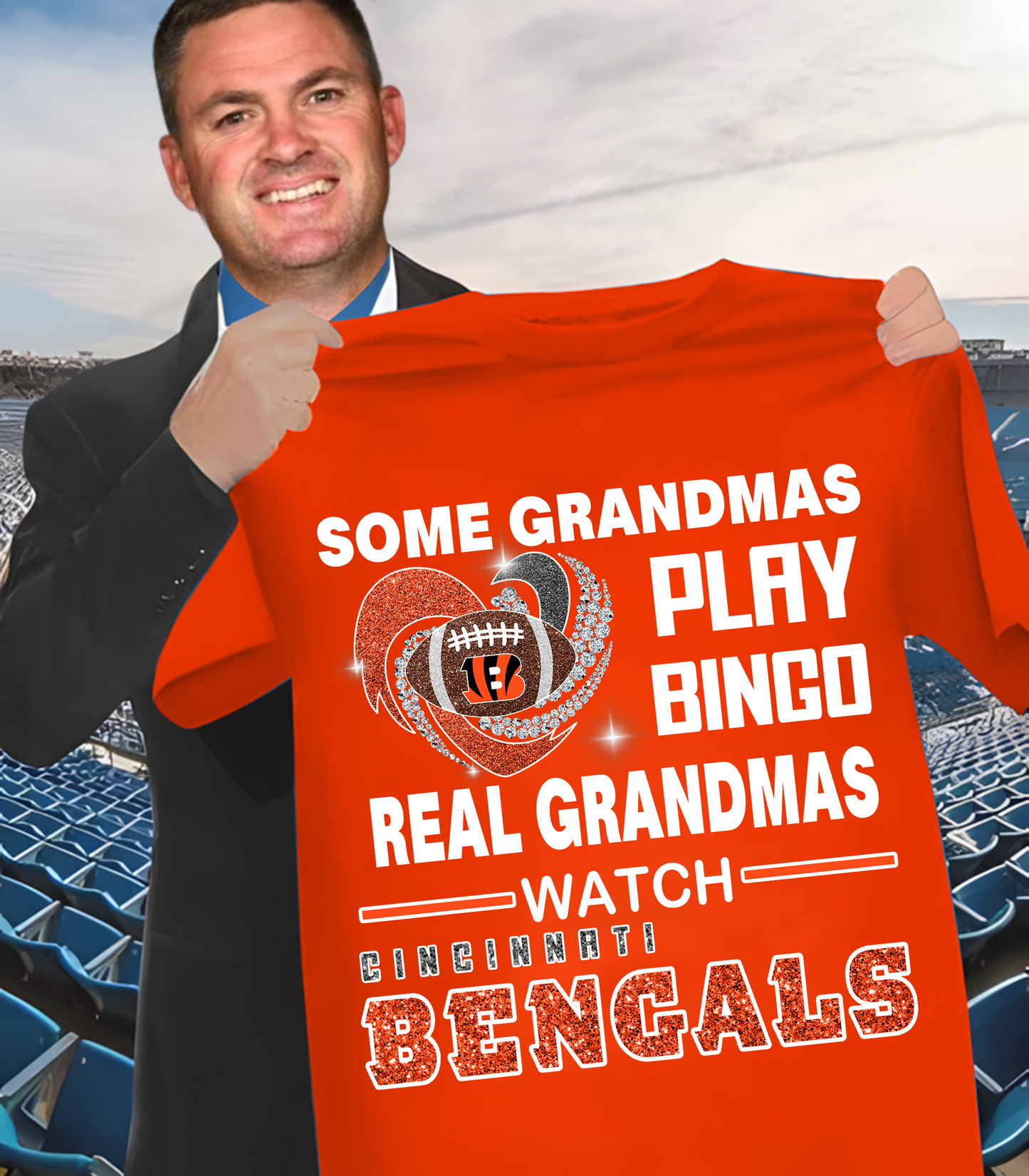 CIN X NFL some grandmas play bingo real grandmas wach DATND THUONGNH