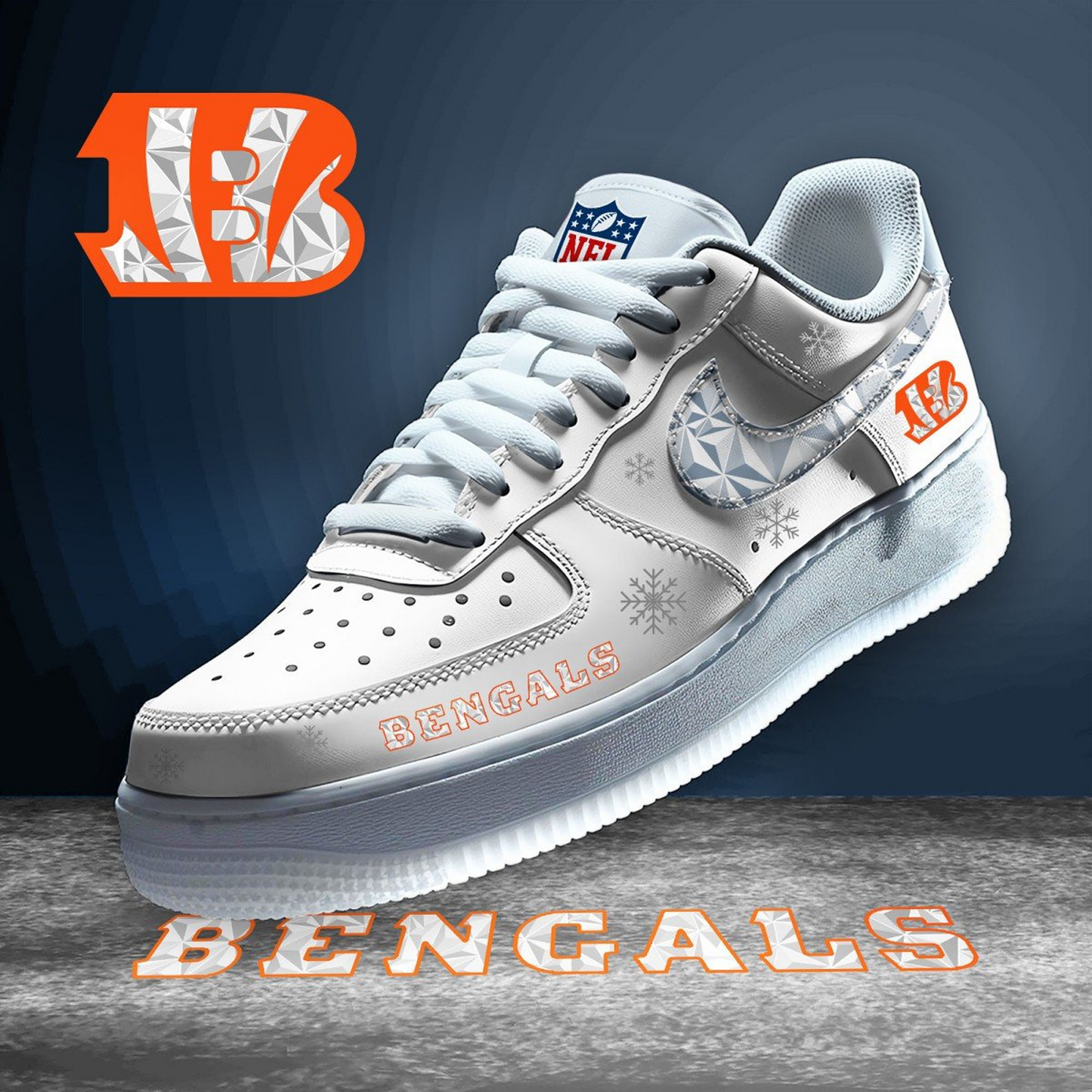 CIN x NFL Diamond Air Sneaker - Limited Edition DatND DVT