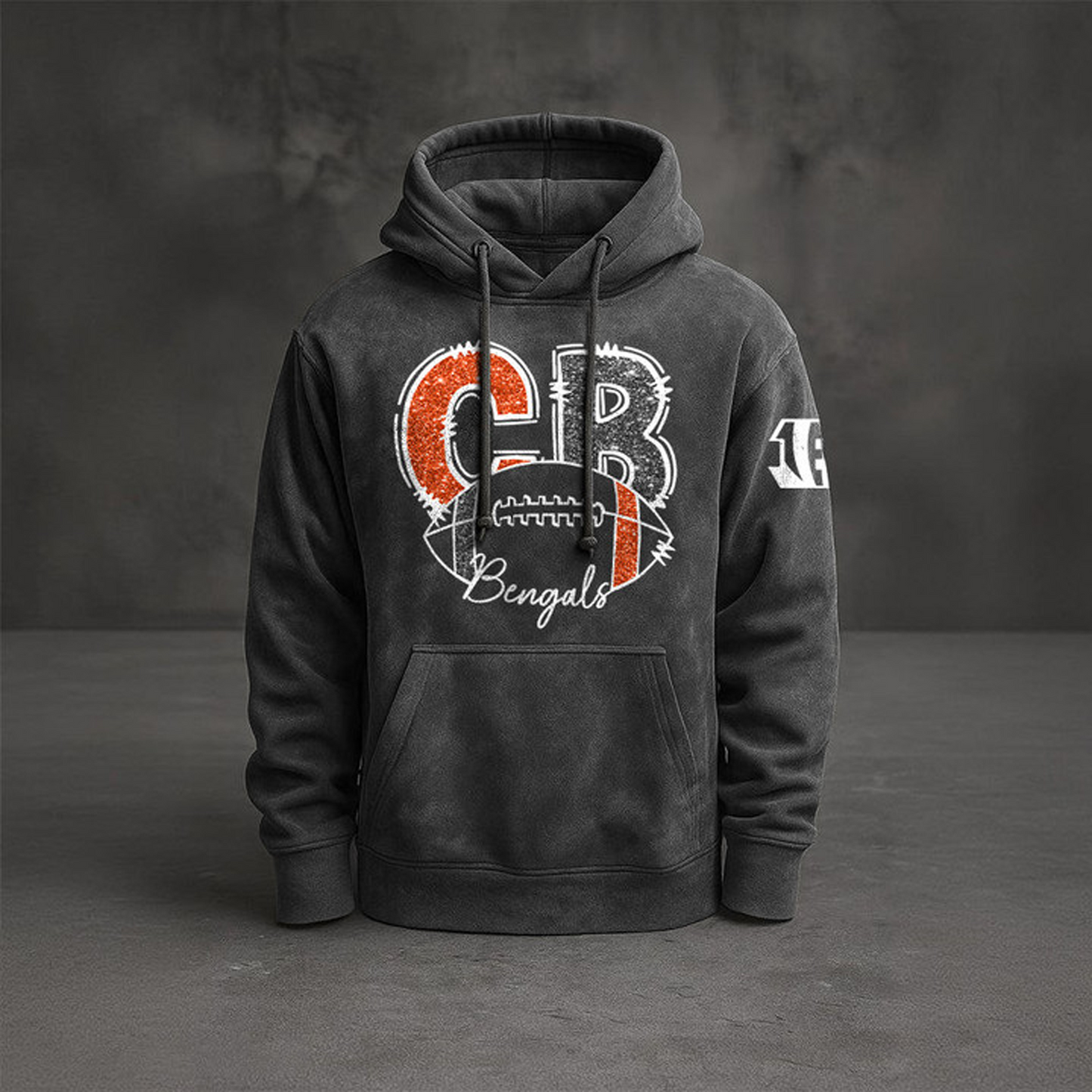 CIN x NFL Embossed Hoodie DatND THUONGNH