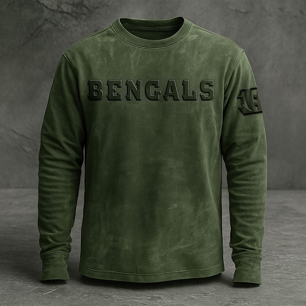 CIN x NFL Embossed SweatShirt DATND TANTD KAN