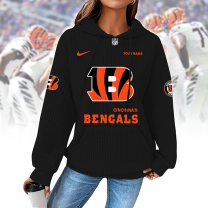 CIN x NFL Waffle Hoodie  0310 DatND DVT