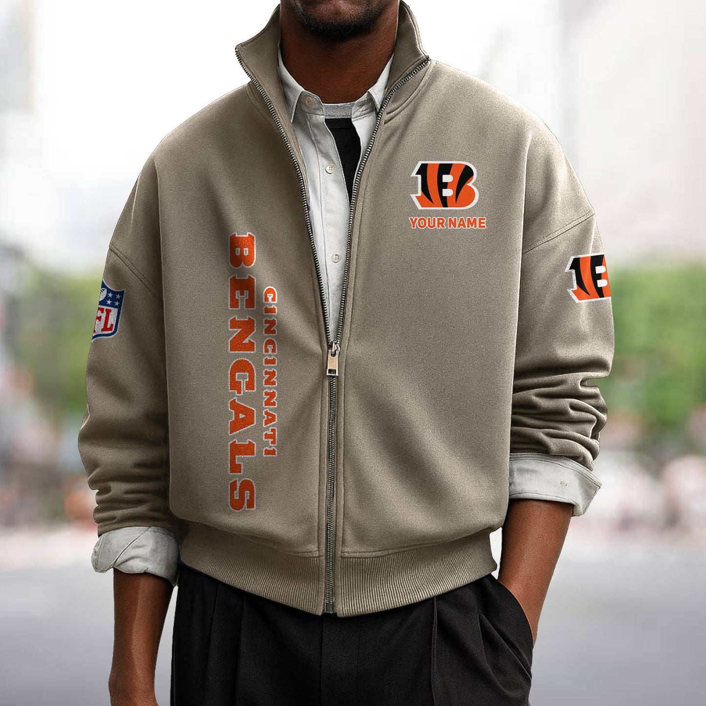 CIN x NFL Sweatshirt Full Zip DATND TANTD