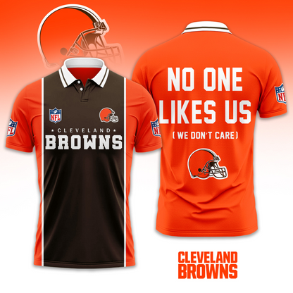 CLE NFL No One Like Us Polo Shirt DDT HLPHUONG