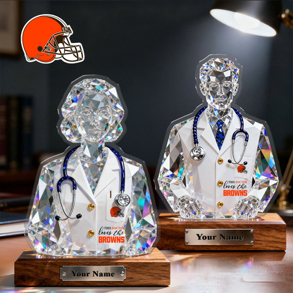 CLE Premium NFL Doctor Crystal Style Desktop Ornament DDT 101125 HLPHUONG