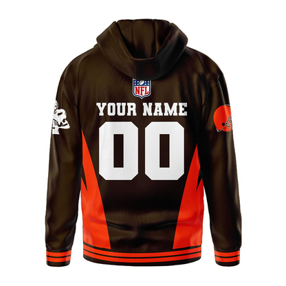 CLE Premium NFL Personalized Fan Hoodie DDT NTL