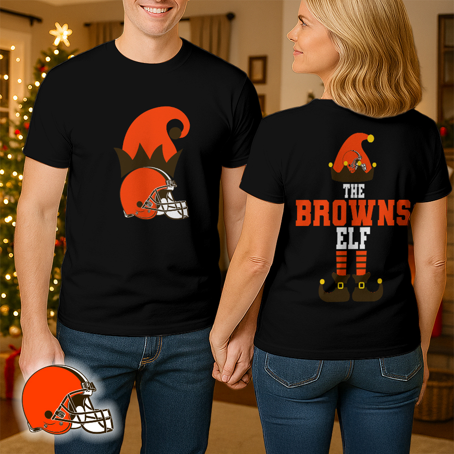 CLE Premium NFL and Elf Fan Shirt DDT NTL