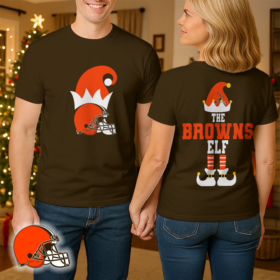 CLE Premium NFL and Elf Fan Shirt DDT NTL