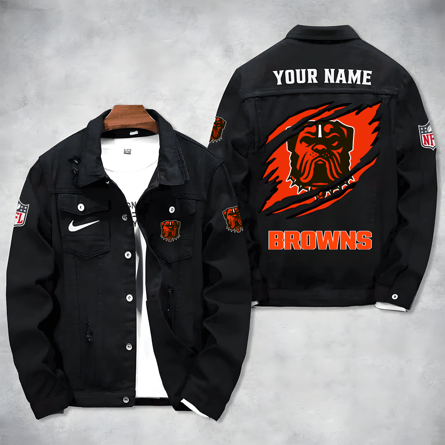 CLE X NFL Denim Jacket 0210 DatND ThuongNH