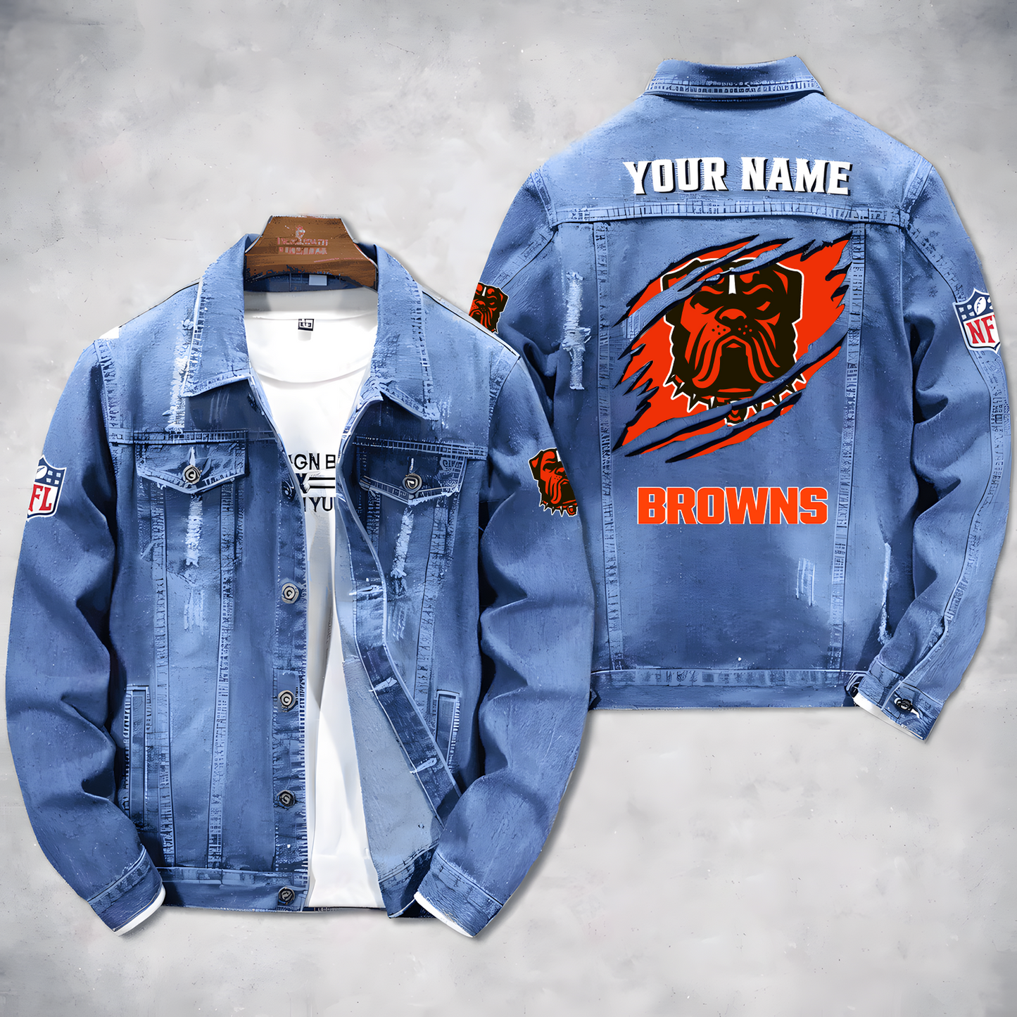 CLE X NFL Denim Jacket 0210 DatND ThuongNH