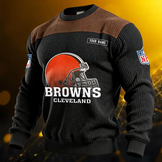 CLE x NFL Casual Warm Knitwear Pullover DDT HLPHUONG