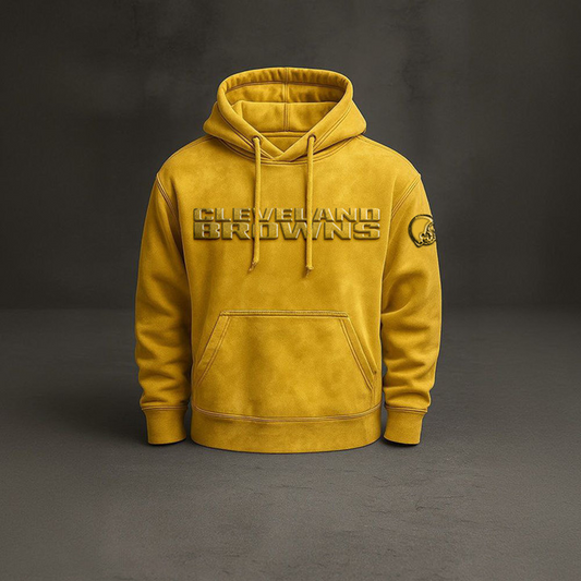 CLE x NFL Embossed Hoodie DatND THUONGNH