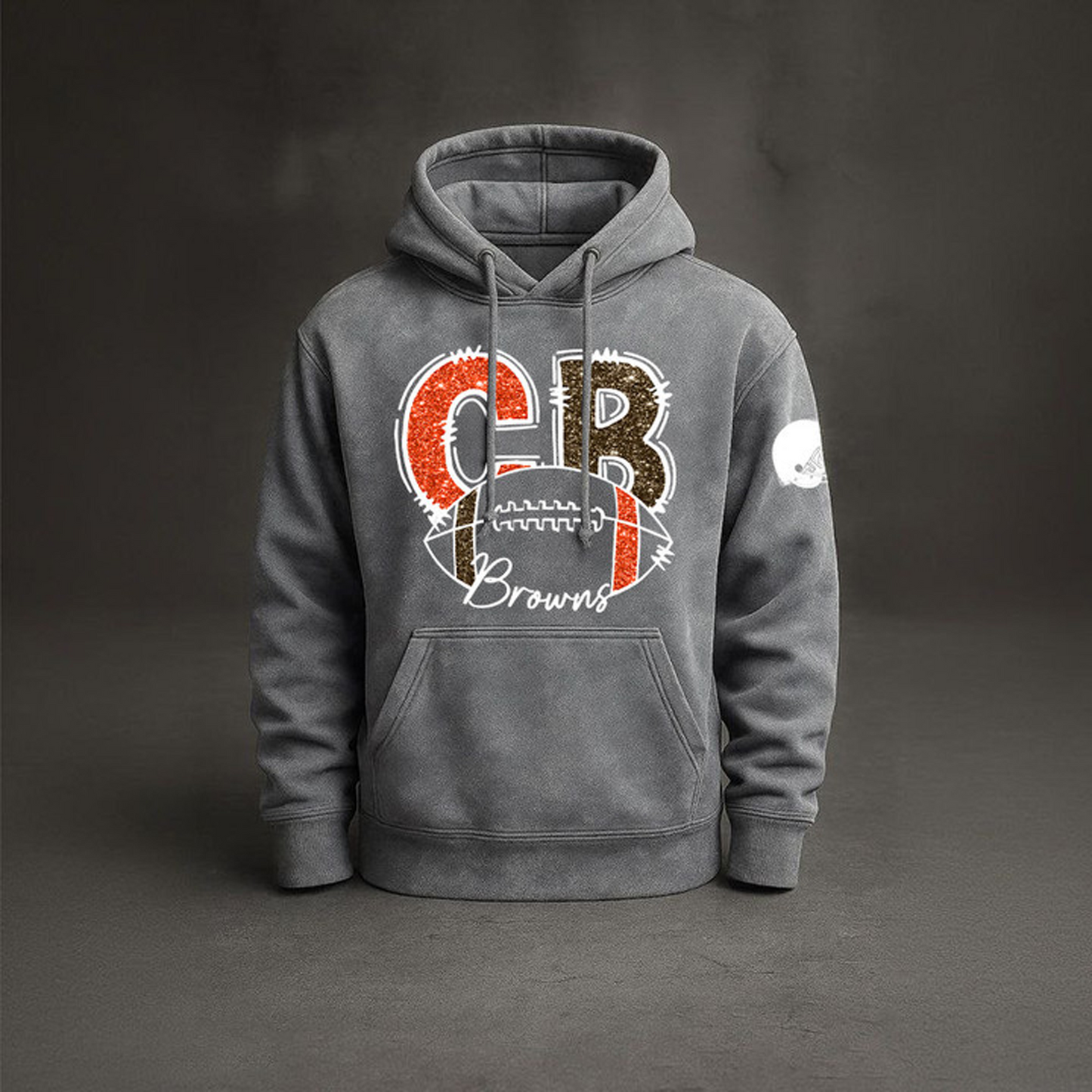 CLE x NFL Embossed Hoodie DatND THUONGNH