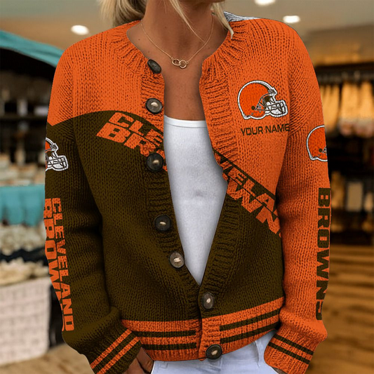CLE x NFL Knitted Cardigan DATND TANTD