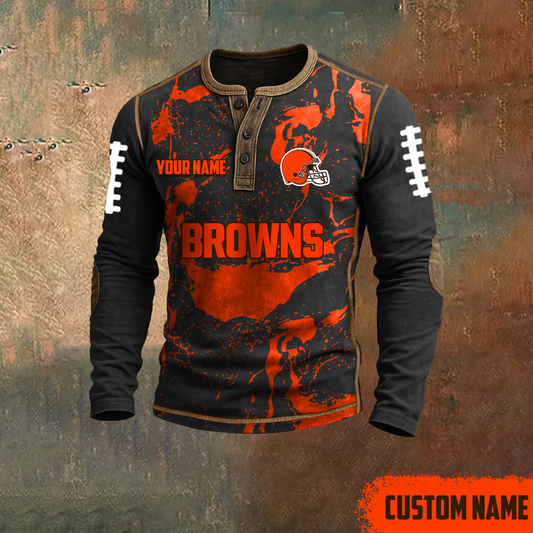 CLE x NFL LONG SLEEVE SHIRT DATND TANTD