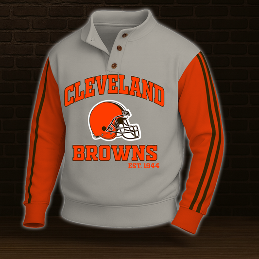 CLE x NFL Stand Collar Sweatshirt DATND TANTD 031025