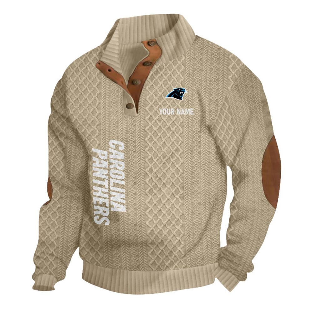 CP NFL Basic Knitted Stand Collar Sweatshirt DDT CTND