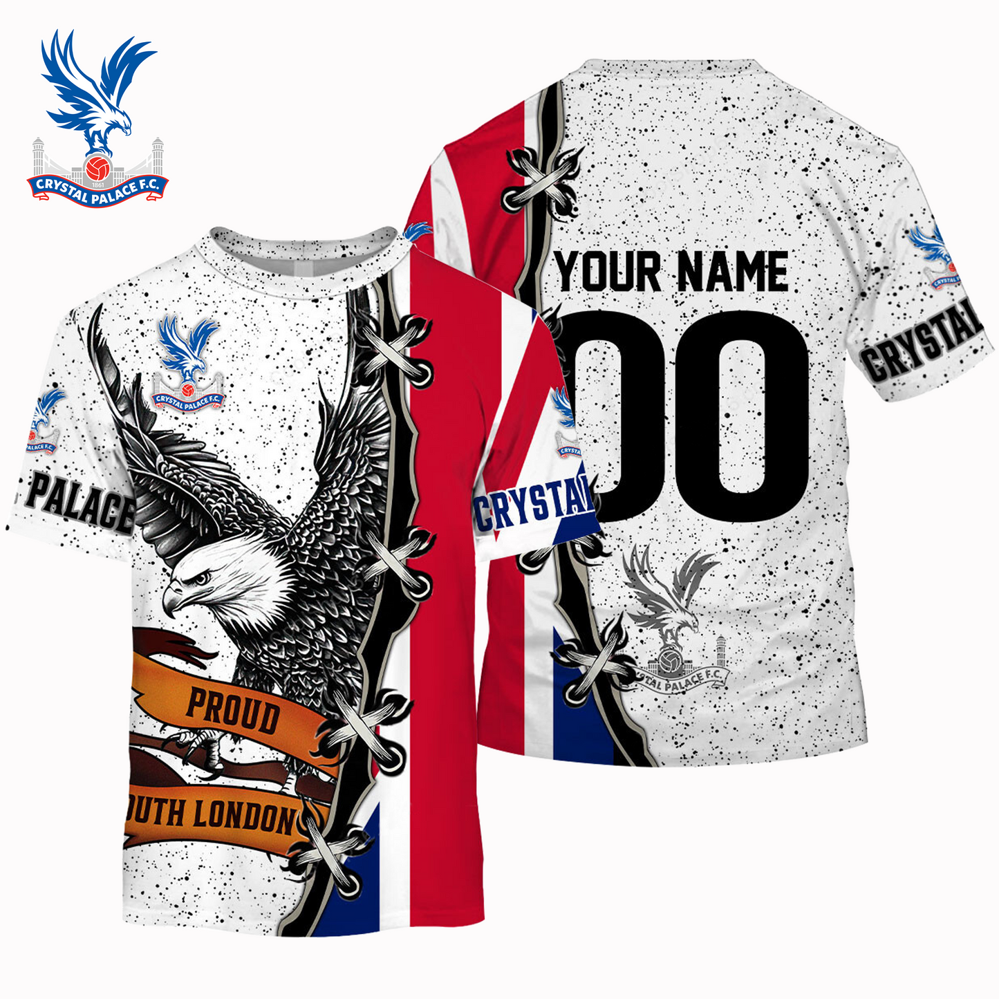 CP x EPL UK Flag Mascot Design Shirt DDT CTND