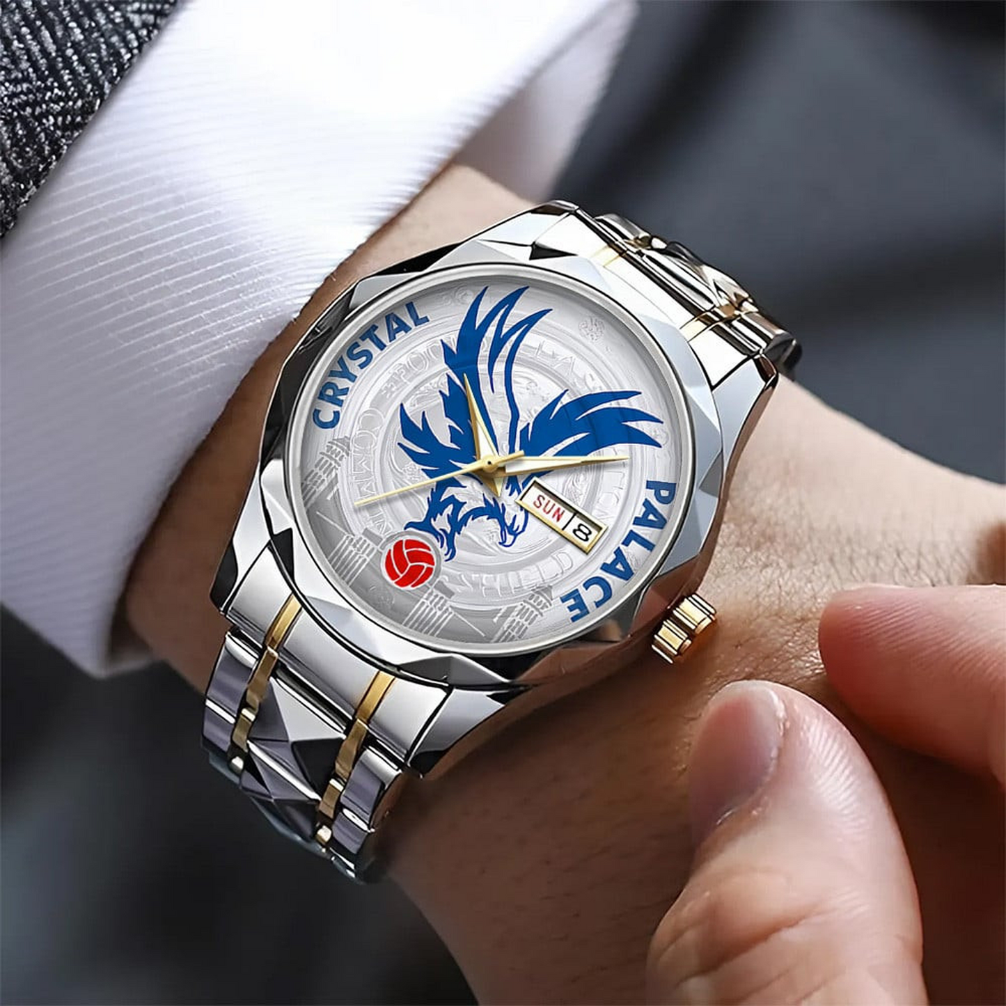 CP F.C. - Black Stainless Steel Watch V4 DATND TANTD