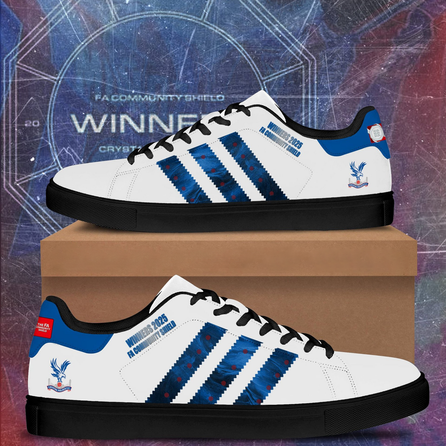 CP F.C 2025 Community Shield Winners Stan Smith Shoes V1 DATND TANTD