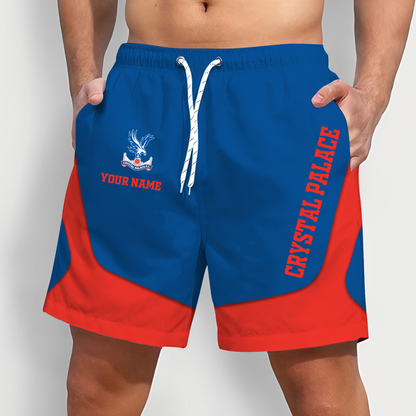 CRY x EPL Team Special Short Pants For Men Custom Name Gifts DATND TANTD