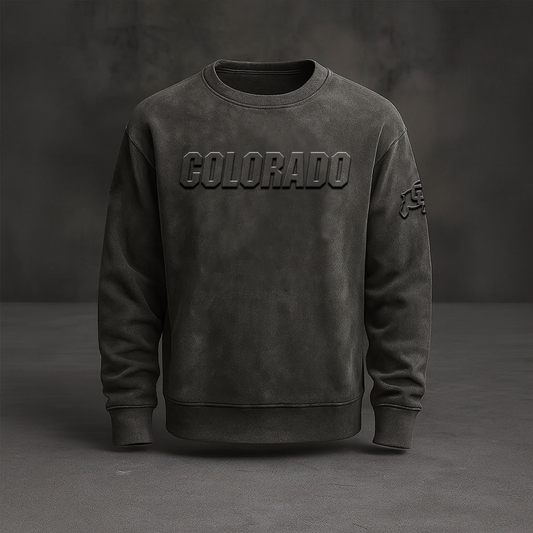 CU x NCAA Embossed Sweat Shirt DATND TANTD