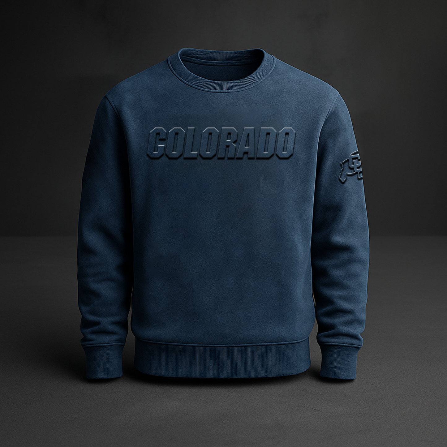 CU x NCAA Embossed Sweat Shirt DATND TANTD