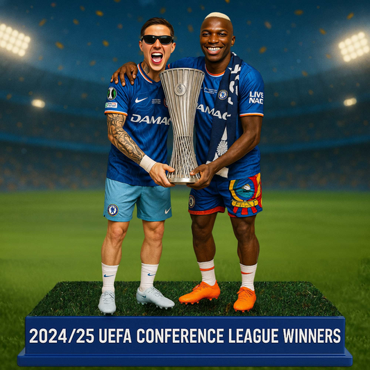 CHE UEFA Conference Champions 2025 V7 Premium Acrylic Plaque DDTCTND
