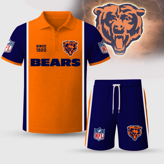 CHI Premium NFL V2 Combo Polo And Shorts DDT TTV