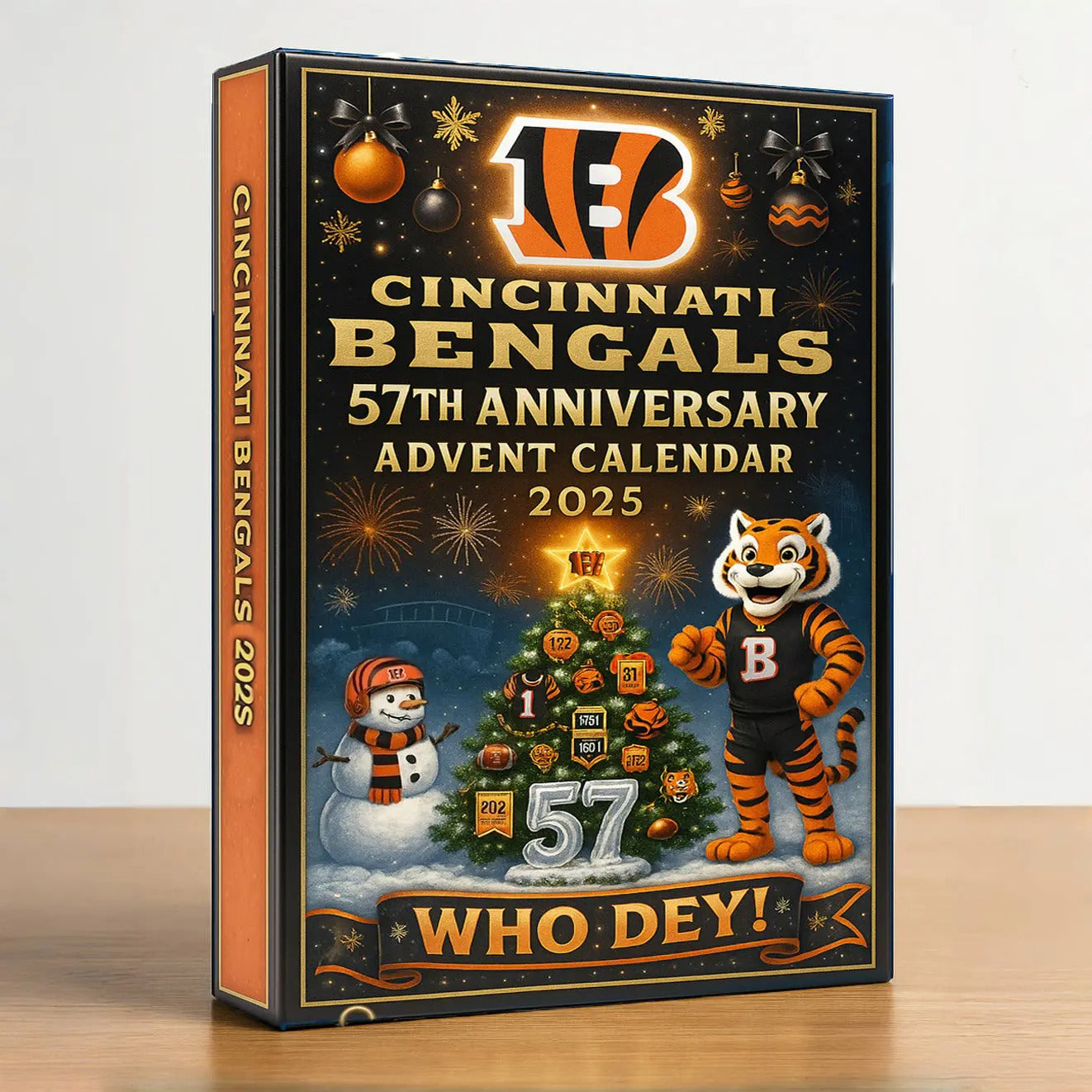 DISCOUNT 60% Cincinnati Bengals 57th Anniversary Advent Calendar 2025 BQH
